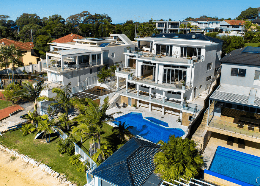 For sale Architectural, absolute waterfront home on Taren Point
