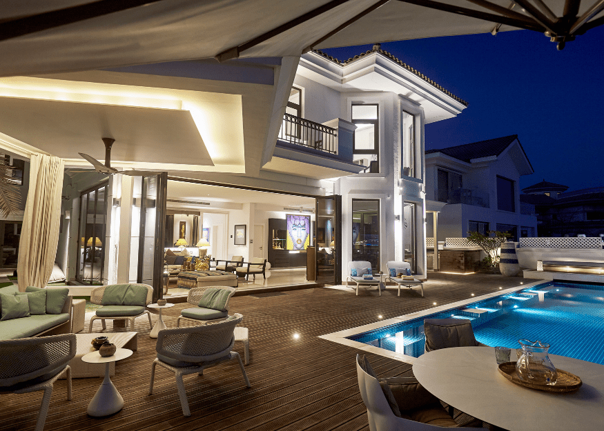 Garden Homes, Palm Jumeira villa pool deck