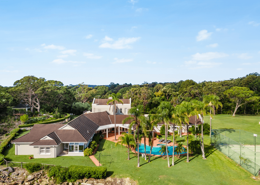 Gilwinga Drive, Bayview aerial view