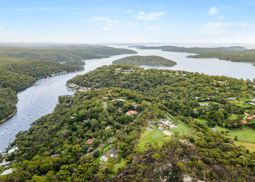 Gilwinga Drive, Bayview aerial view