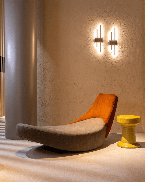 Milan Design Week 2022 Trussardi Casa halfmoon dormeuse