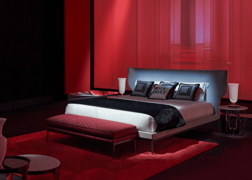 Milan Design Week 2022 Versace Home bed