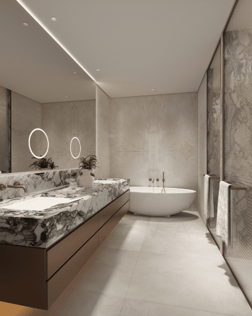 Six Senses Residences The Palm, Dubai bathroom