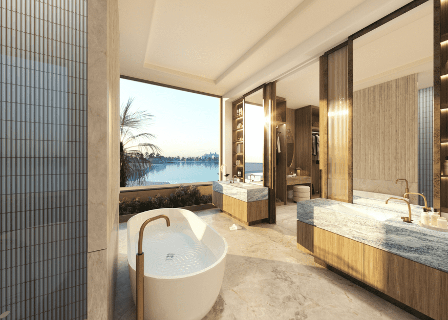 Six Senses Residences The Palm, Dubai bathroom