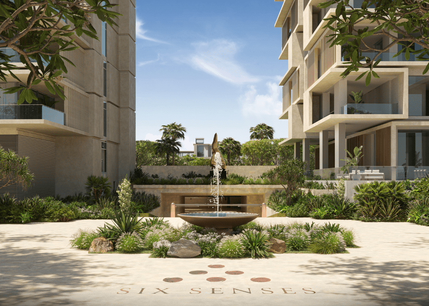 Six Senses Residences The Palm, Dubai landscape