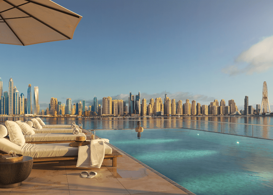 Six Senses Residences The Palm, Dubai pool deck