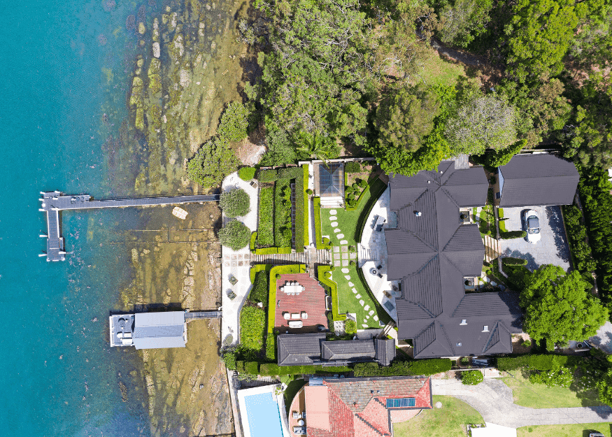 1 Albany Street, Point Frederick aerial view