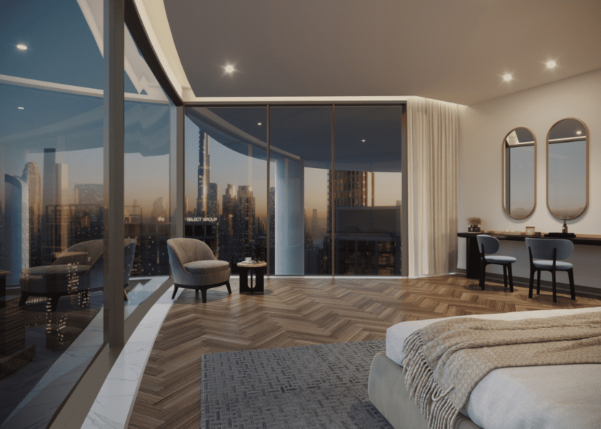 Jumeirah Living Dubai masterbedroom