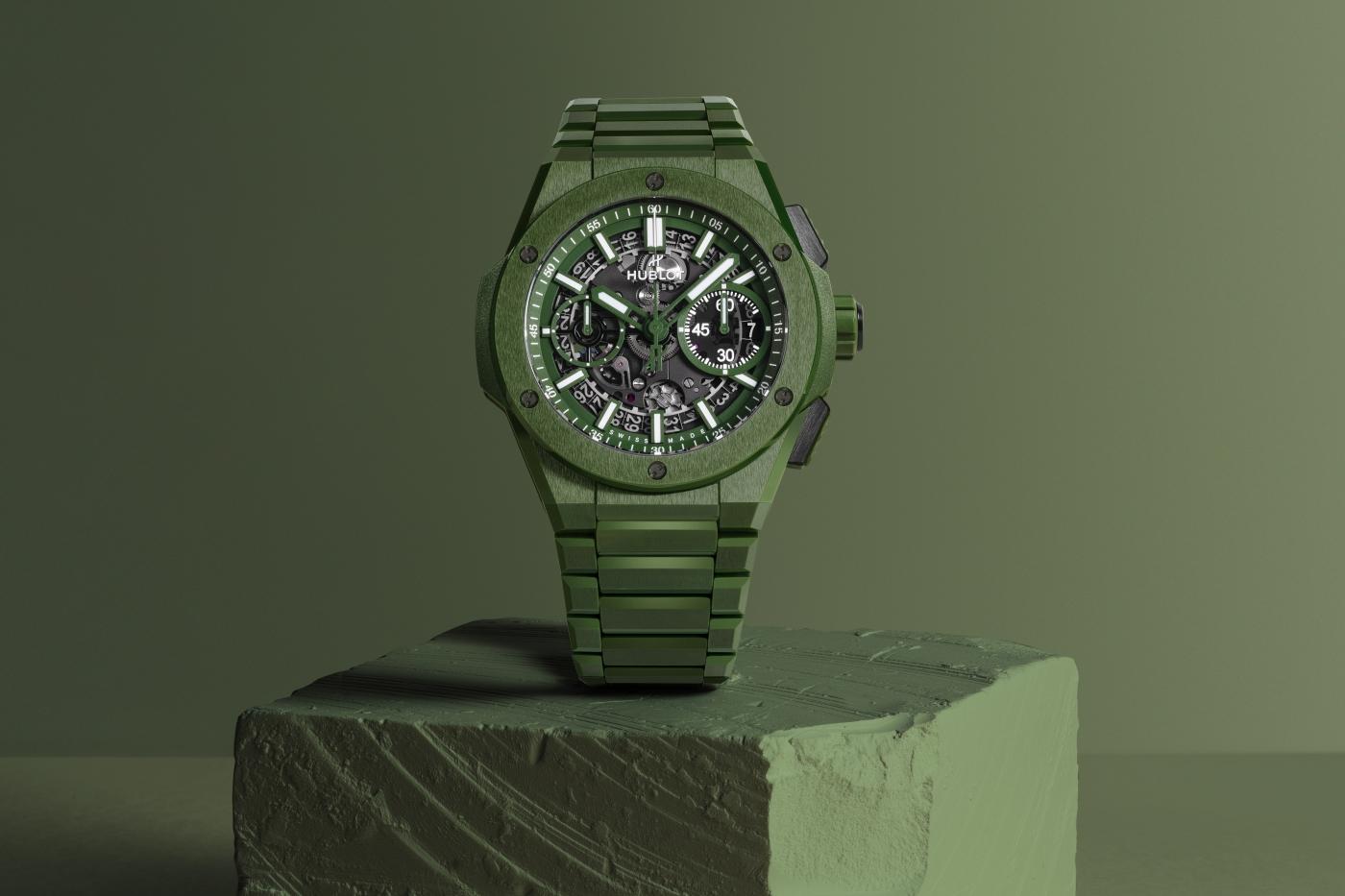 Hublot Big Bang in green ceramic