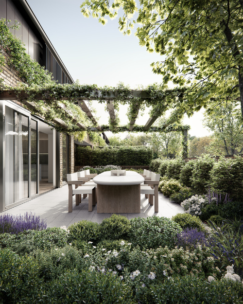 Maeve Bowral townhouses patio
