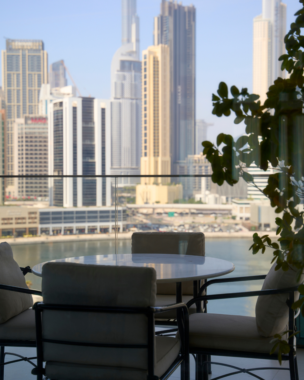 The Residences, Dorchester Collection, Dubai balcony
