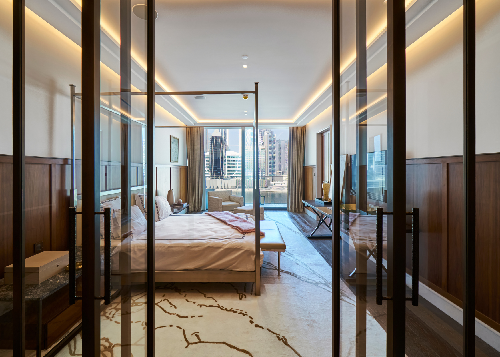 The Residences, Dorchester Collection, Dubai bedroom