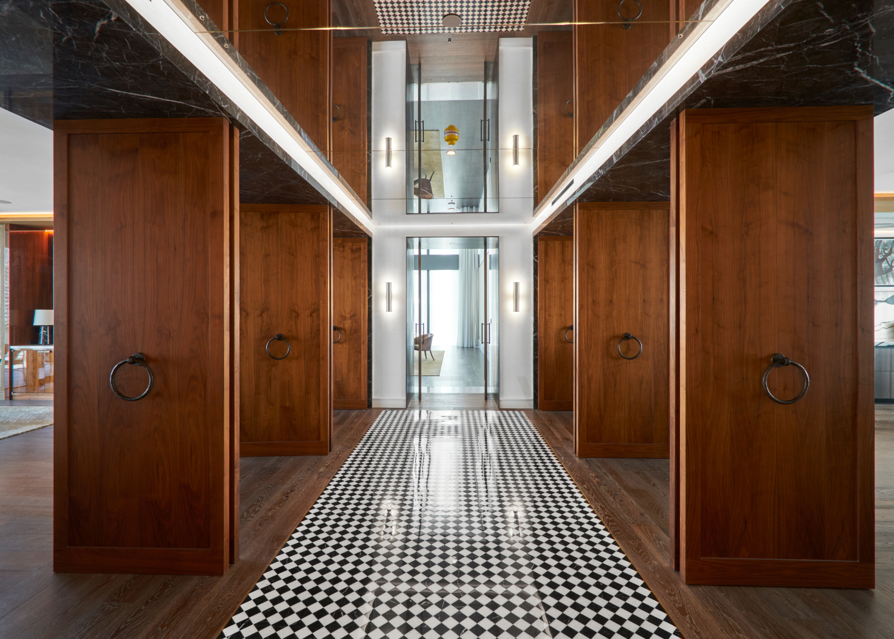 The Residences, Dorchester Collection, Dubai hallway