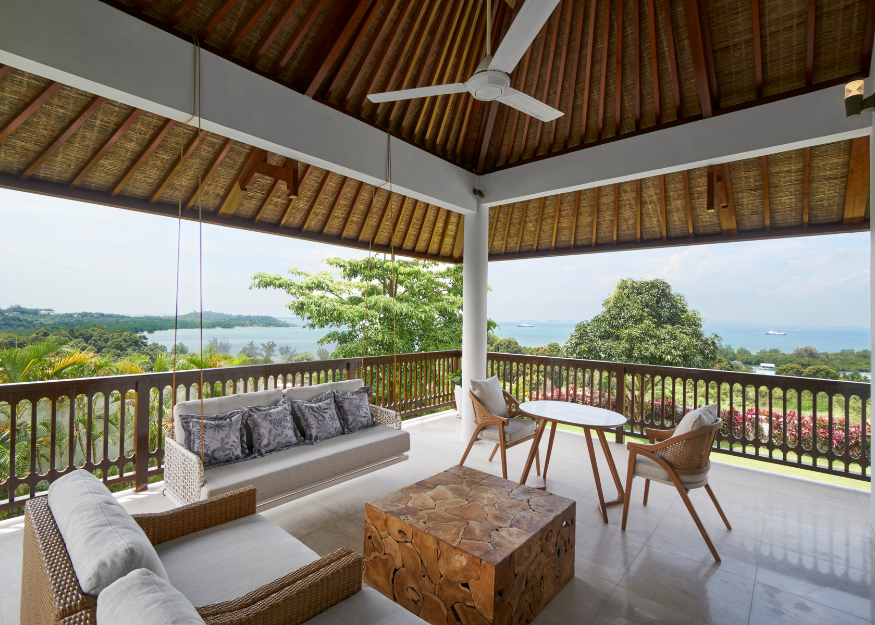 Villa Harimau balcony