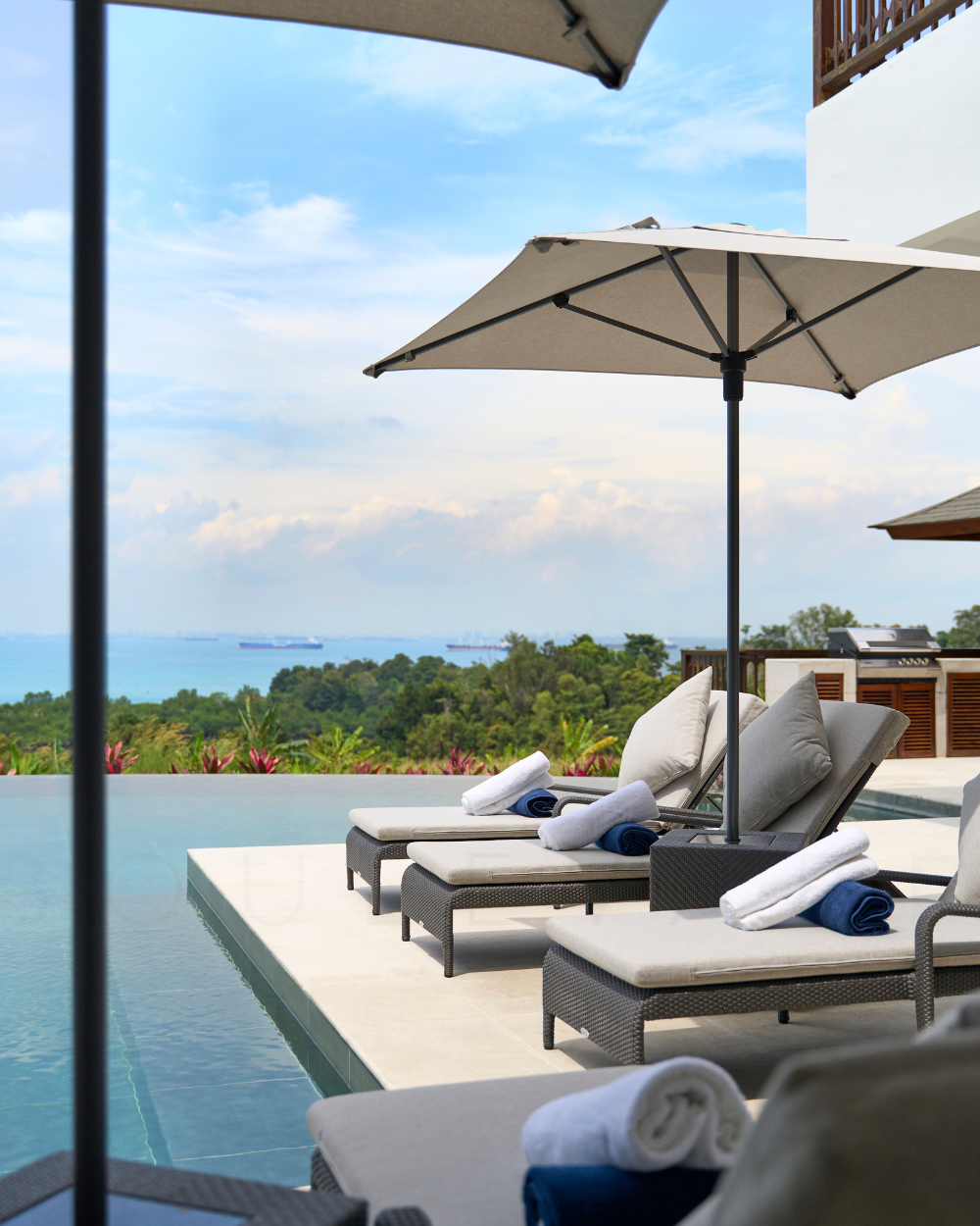 Villa Harimau pool deck