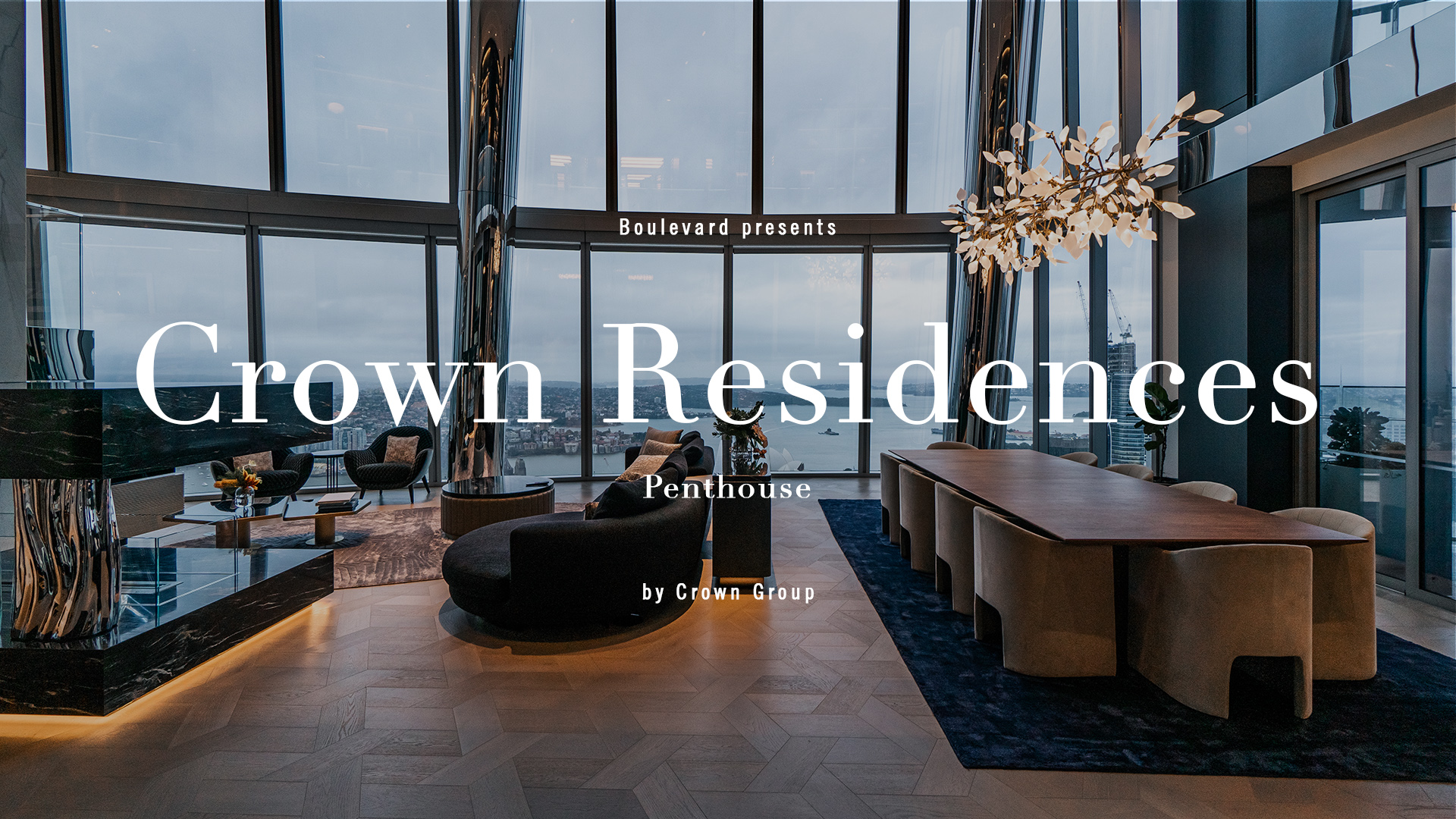 Crown Residences One Barangaroo penthouse video