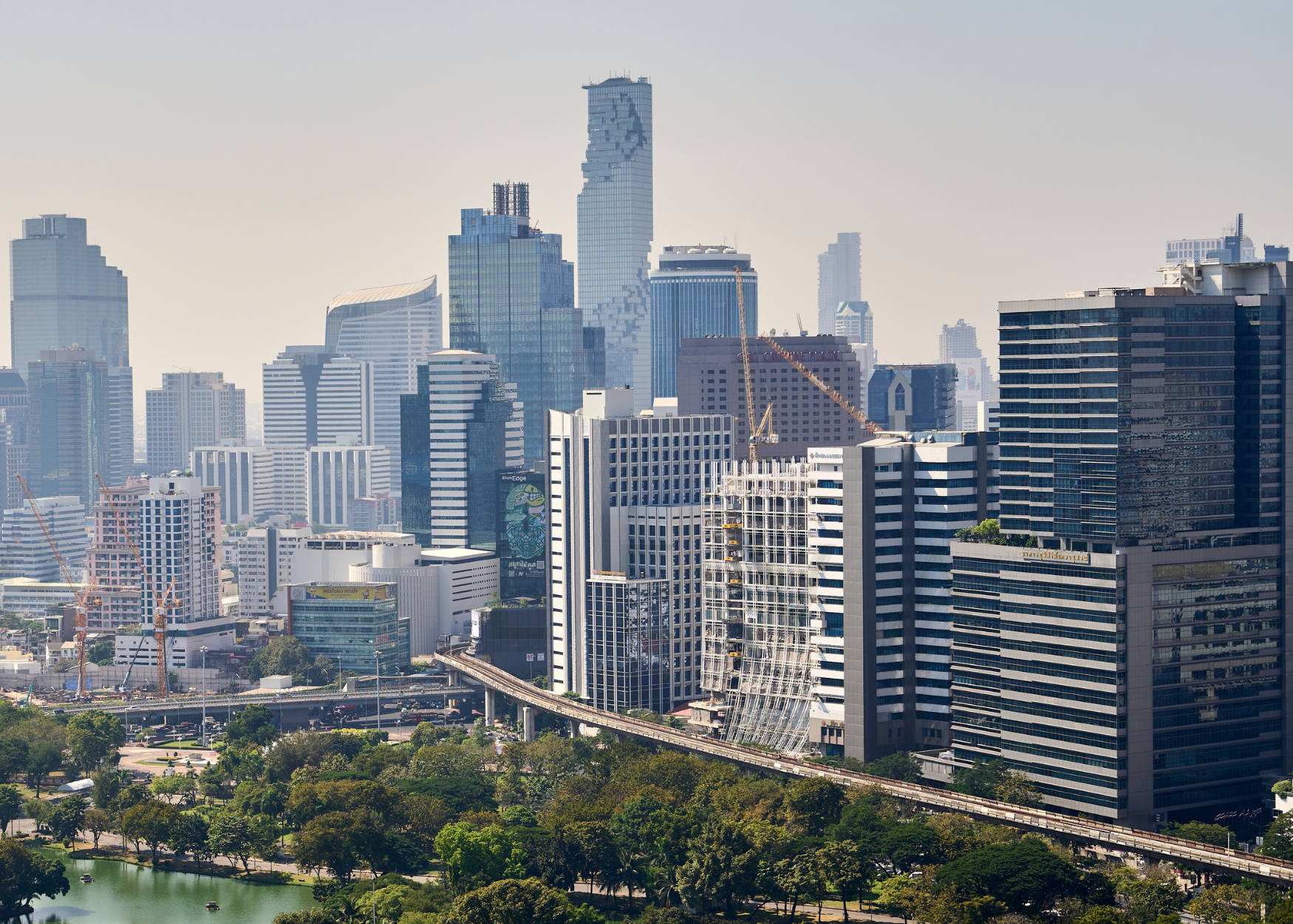 Sindhorn Residences Kempinski Bangkok view