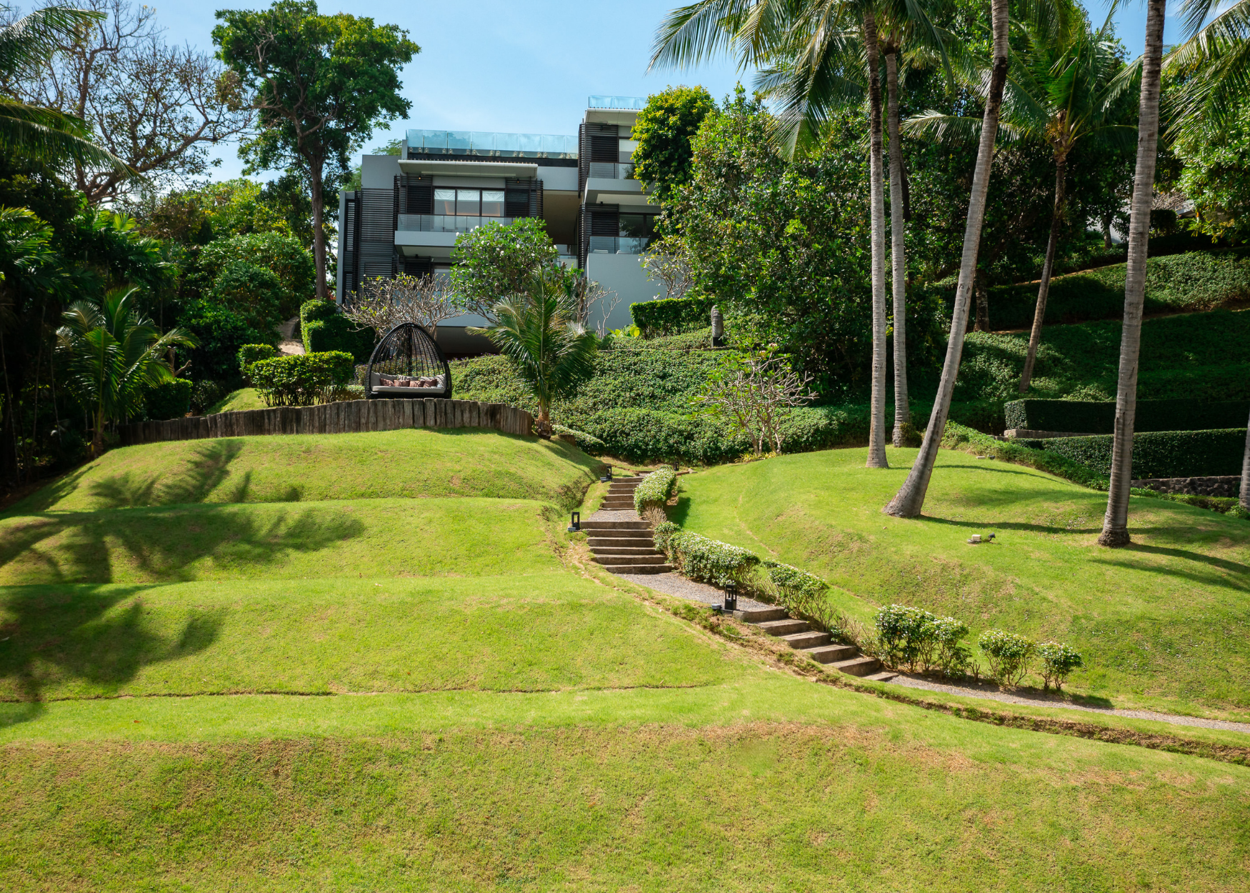 Yamu One Phuket front yard