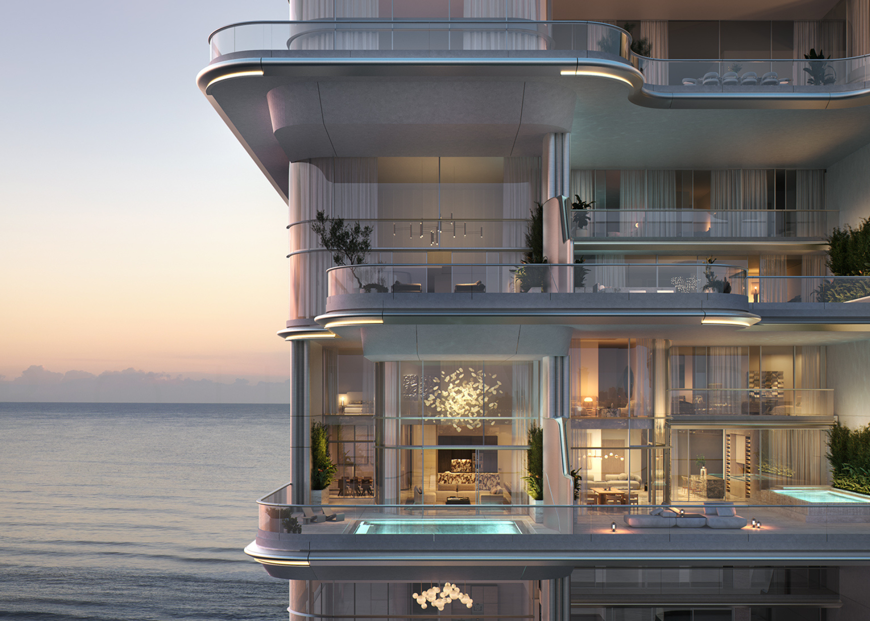 Orla Dorchester Collection Dubai balcony