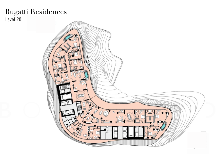 Bugatti Residences by Binghatti floorplan