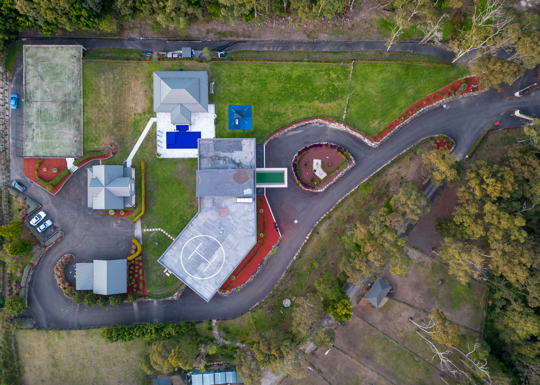 116A Booralie Road aerial view