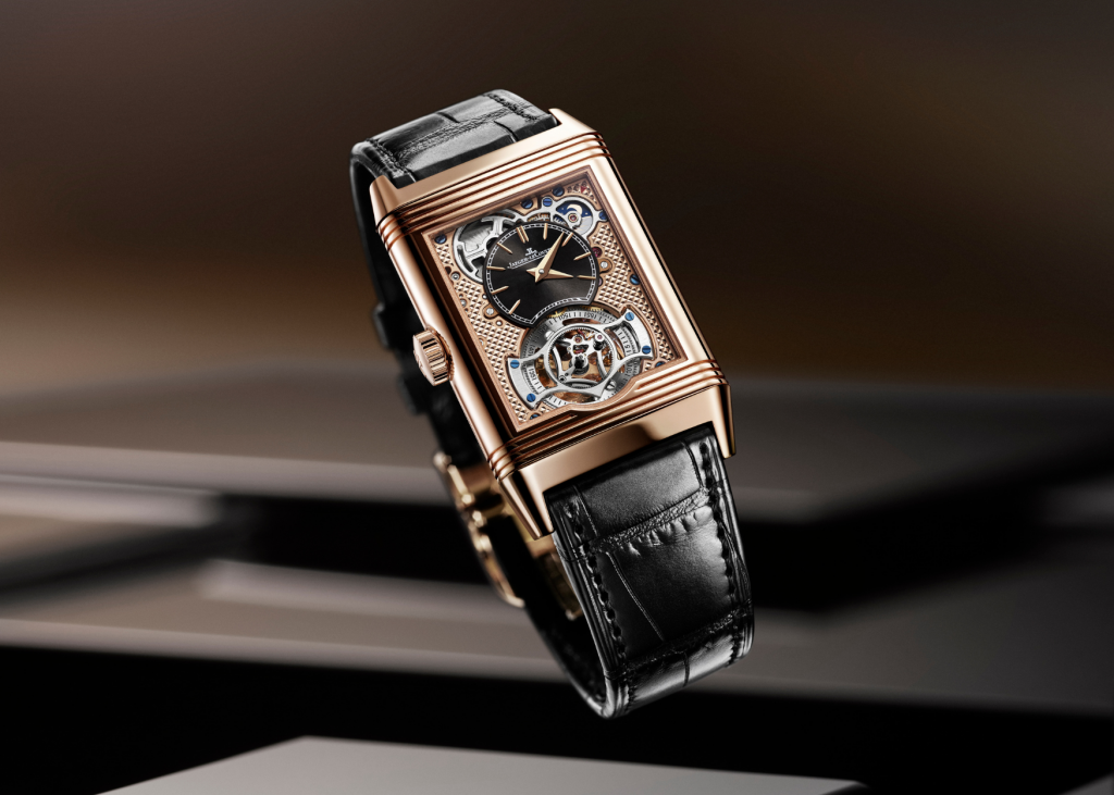 Jaeger LeCoultre debuts its latest tourbillon watch in pink gold