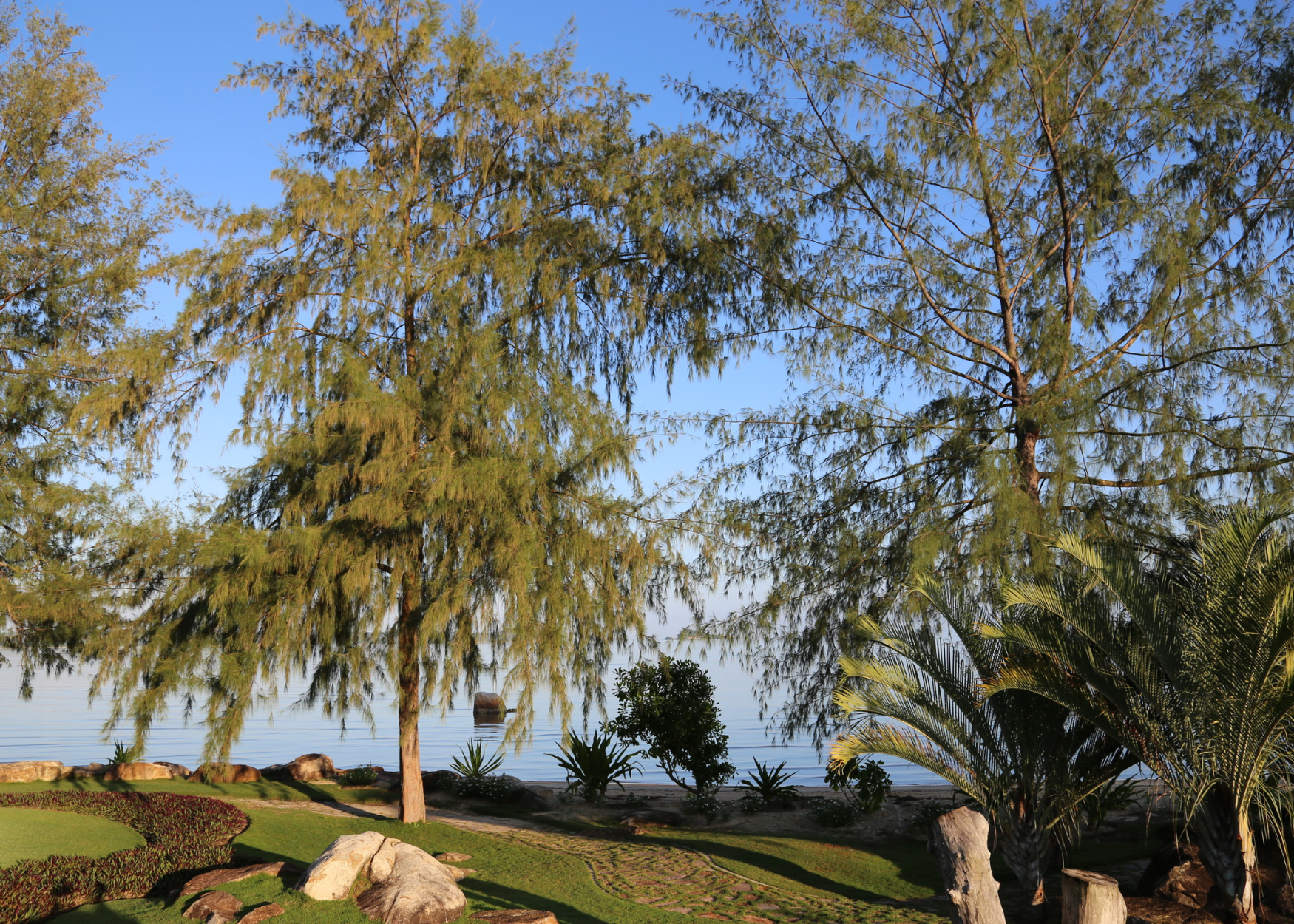 Ombak Villa Lagoi Bay landscape