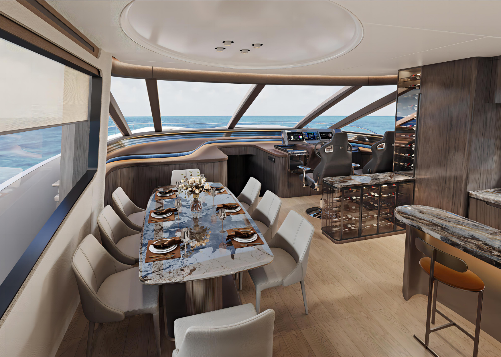 Aquitalia 68 dining