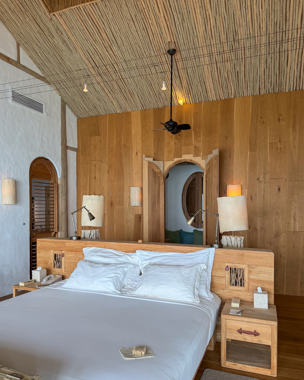 Soneva Fushi Beach Villa bedroom