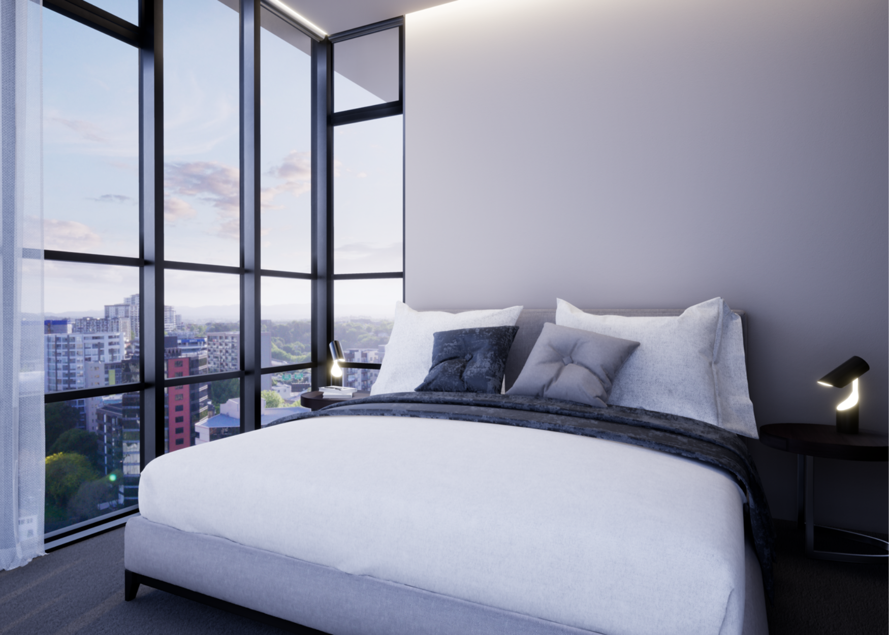 The CAB Penthouse bedroom