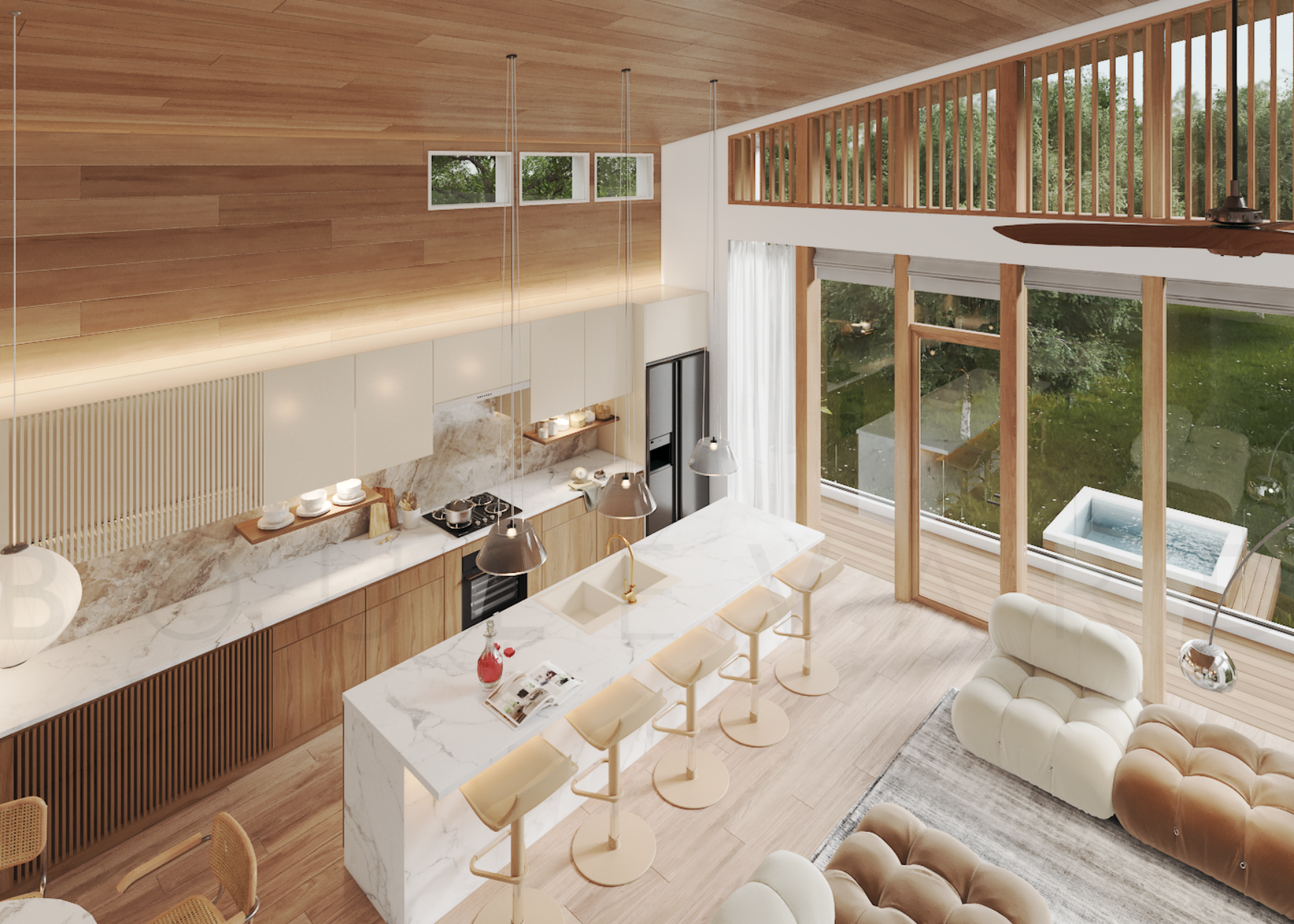Grand Tsuru Villa B kitchen