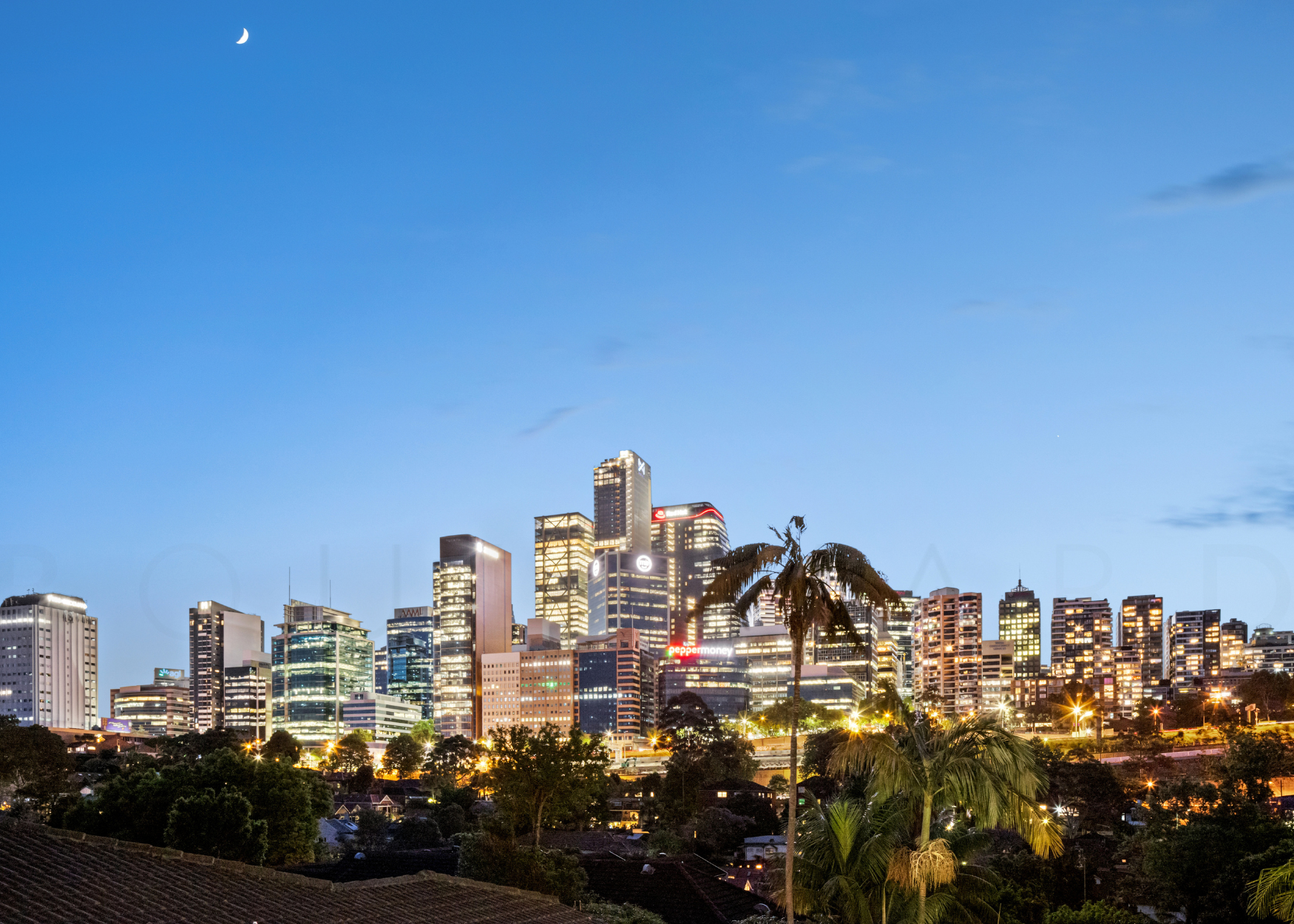 Holdsworth Street, Neutral Bay aerial view