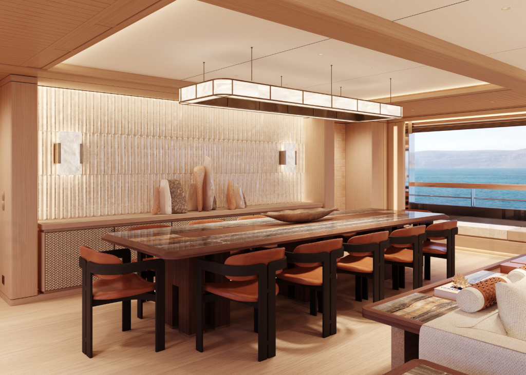 Tankoa Yachts 70MT Milano dining