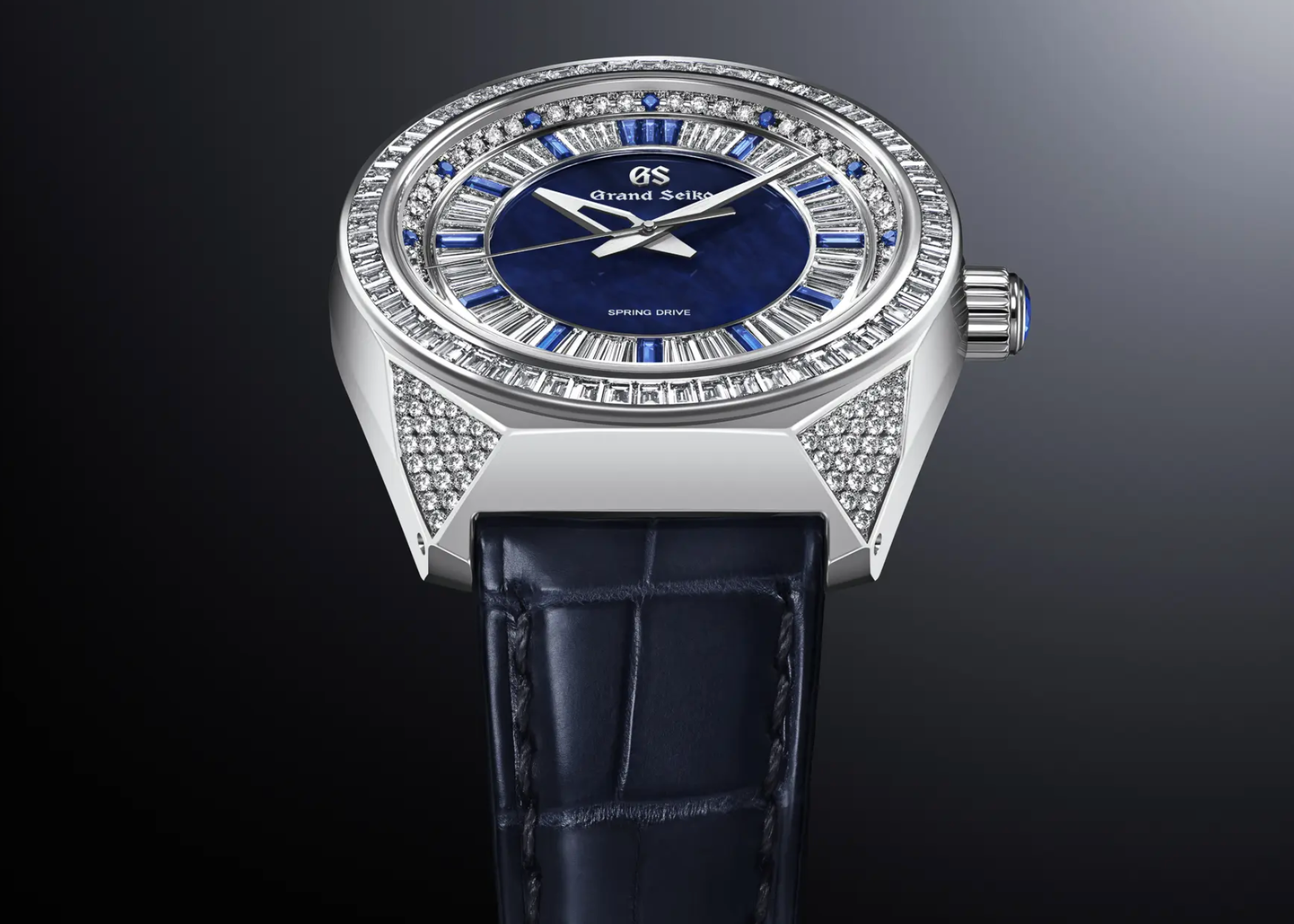 Grand Seiko SBGD213 in blue sapphires is a fitting tribute to the white lion