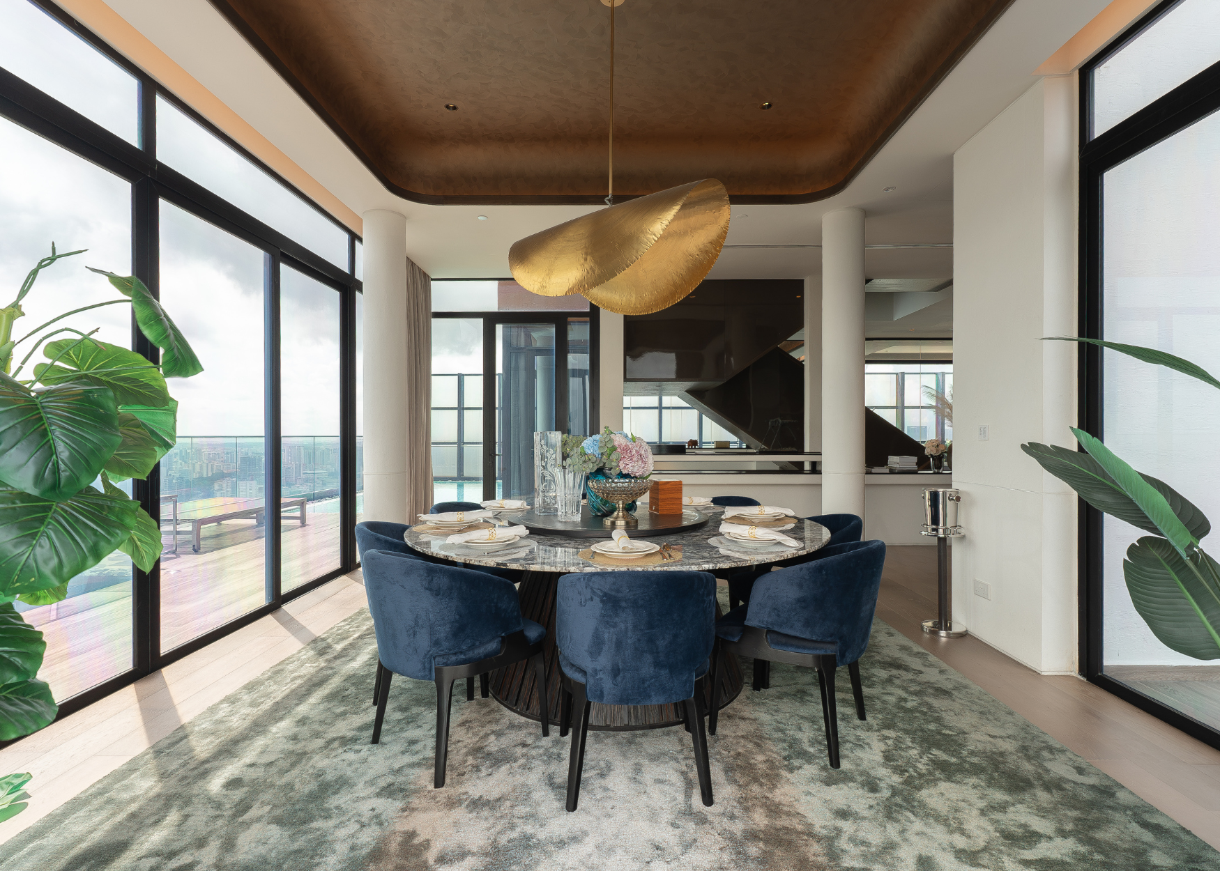 Ritz Carlton Residences Penthouse dining