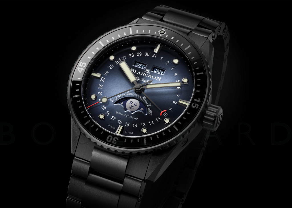 Blancpain Bathyscaphe Quantième Complet Phases de Lune Eternal Movement Beyond Black