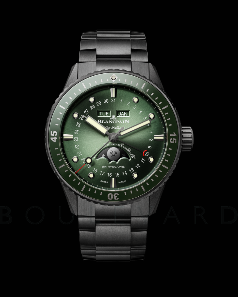 Blancpain Bathyscaphe Quantième Complet Phases de Lune Eternal Movement Beyond Black