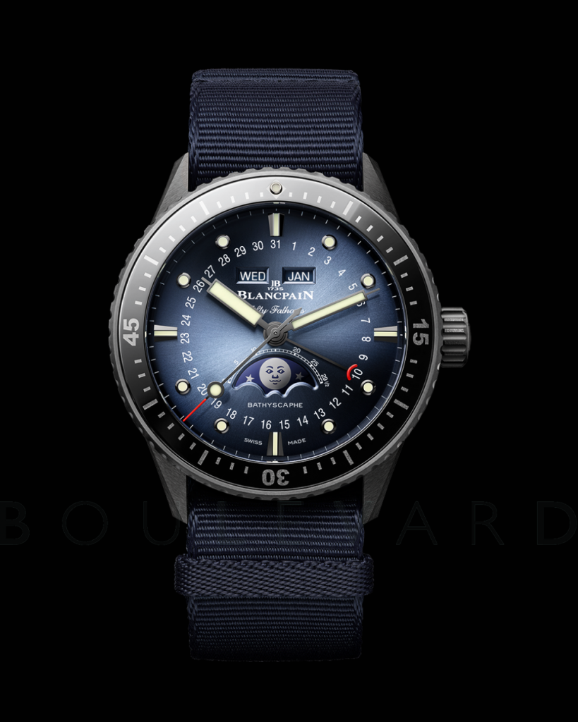 Blancpain Bathyscaphe Quantième Complet Phases de Lune Eternal Movement Beyond Black