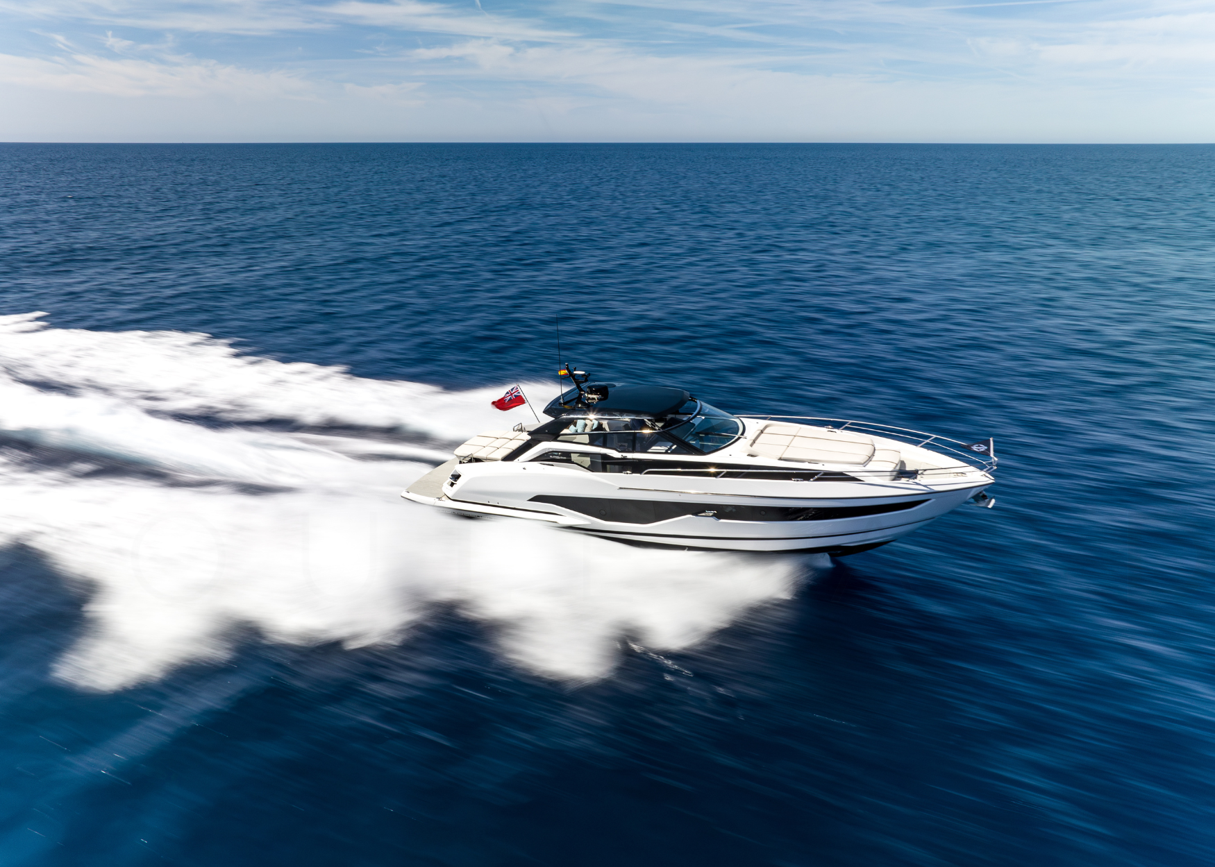 The Sunseeker Superhawk 55 is a striking motor yacht with unparalleled agility