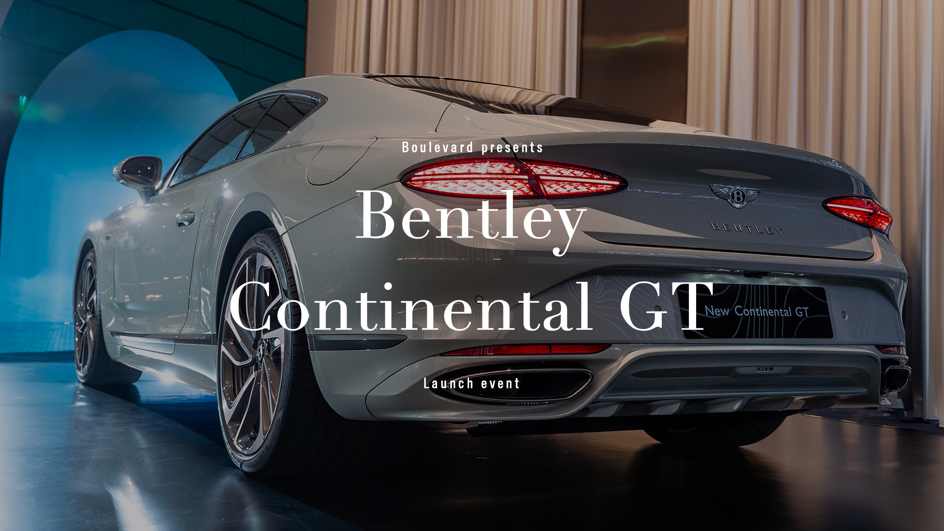 Bentley Continental GT Launch Event Cover