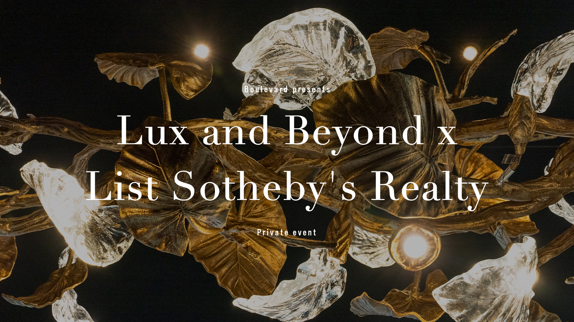 Lux and Beyond x Sotheby's cover