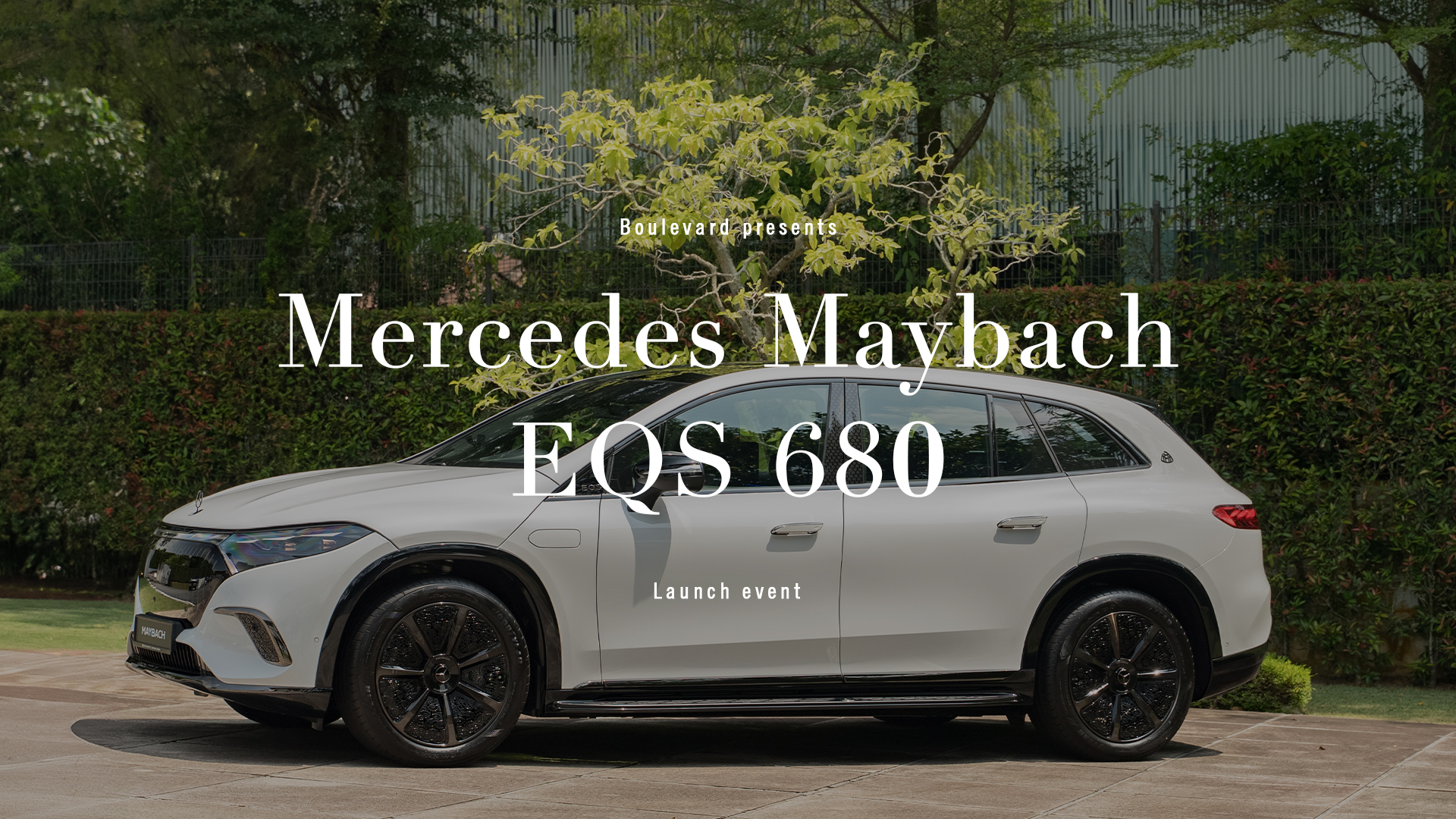 Mercedes Maybach EQS 680 Launch Event Cover