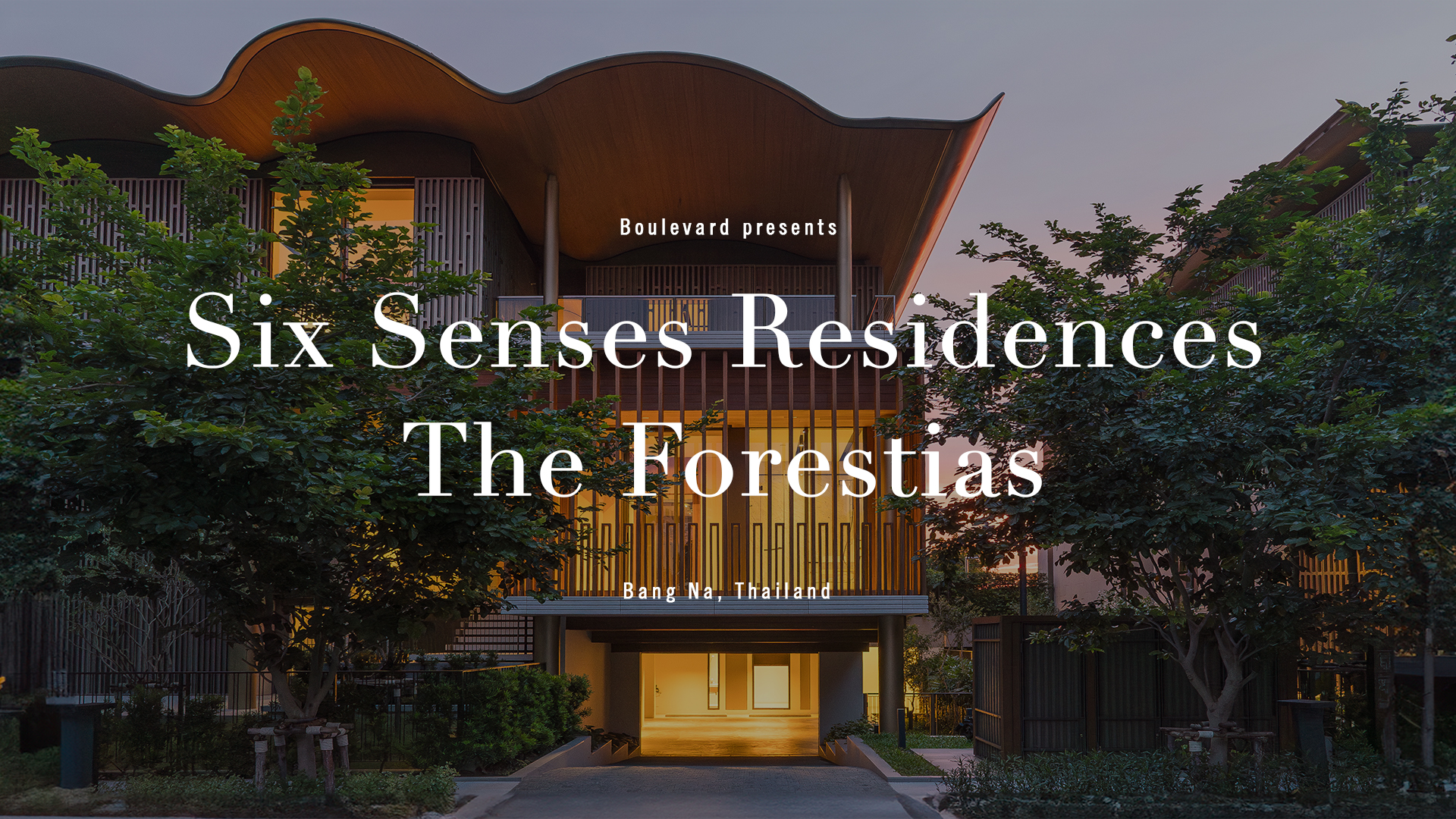 Six Senses The Forestias Cover