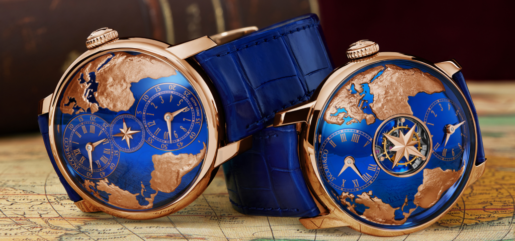 UNITE WORLD ワールドタイム時計 中古】SHELLMAN WORLD TIME MINUTE REPEATER CLOISONNE DIAL