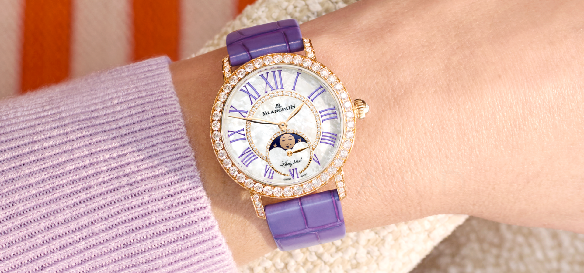 Blancpain Ladybird Colors Royal Purple D1B