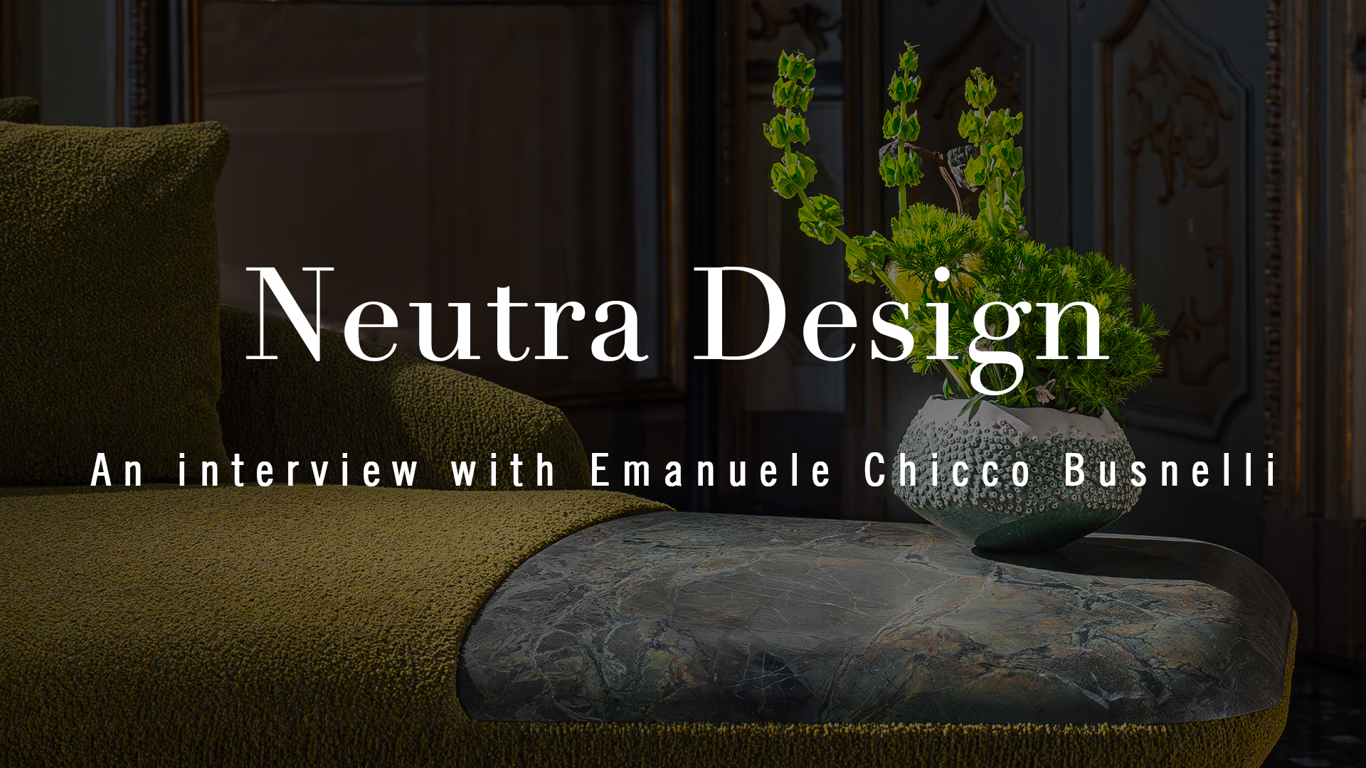Neutra - Emanuele Chicco Busnelli interview_Cover