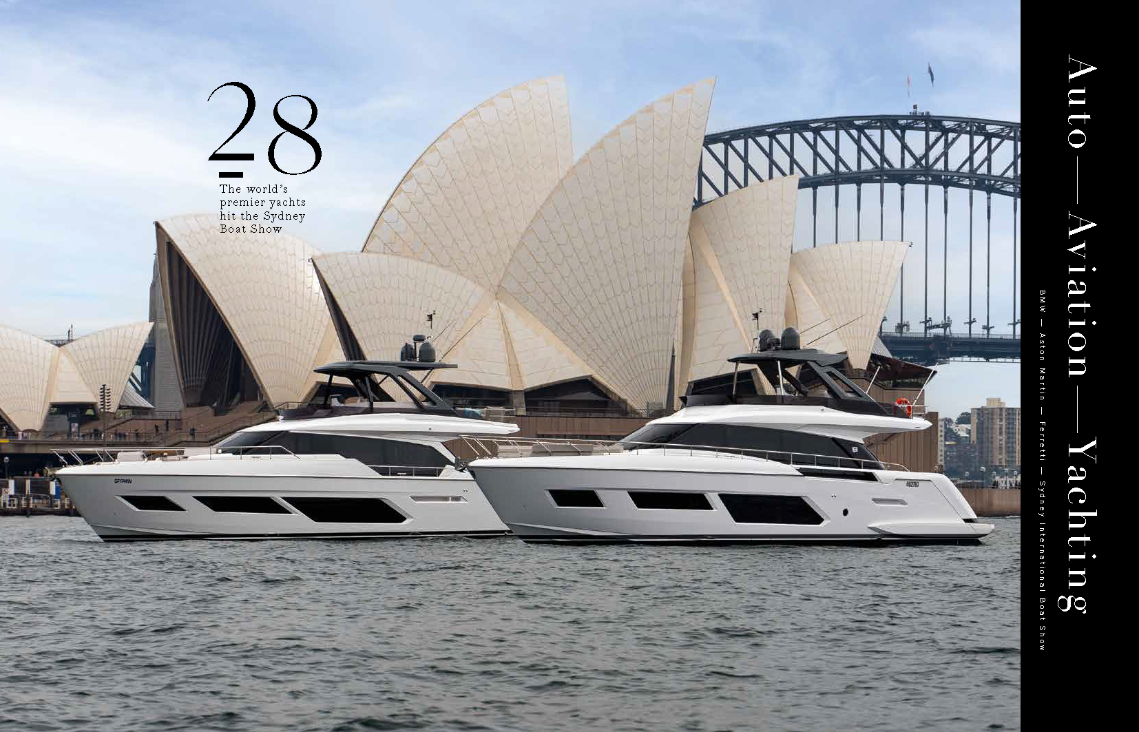 Auto Aviation Yachting opener magazine