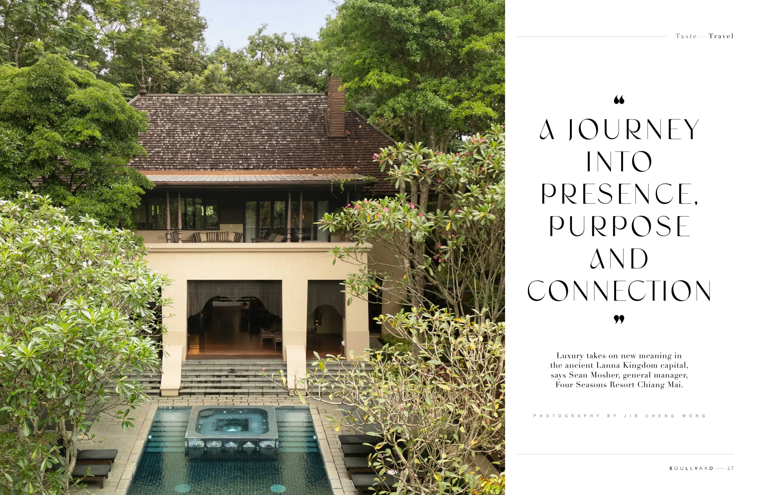 Four Seasons Chiang Mai magazine opener