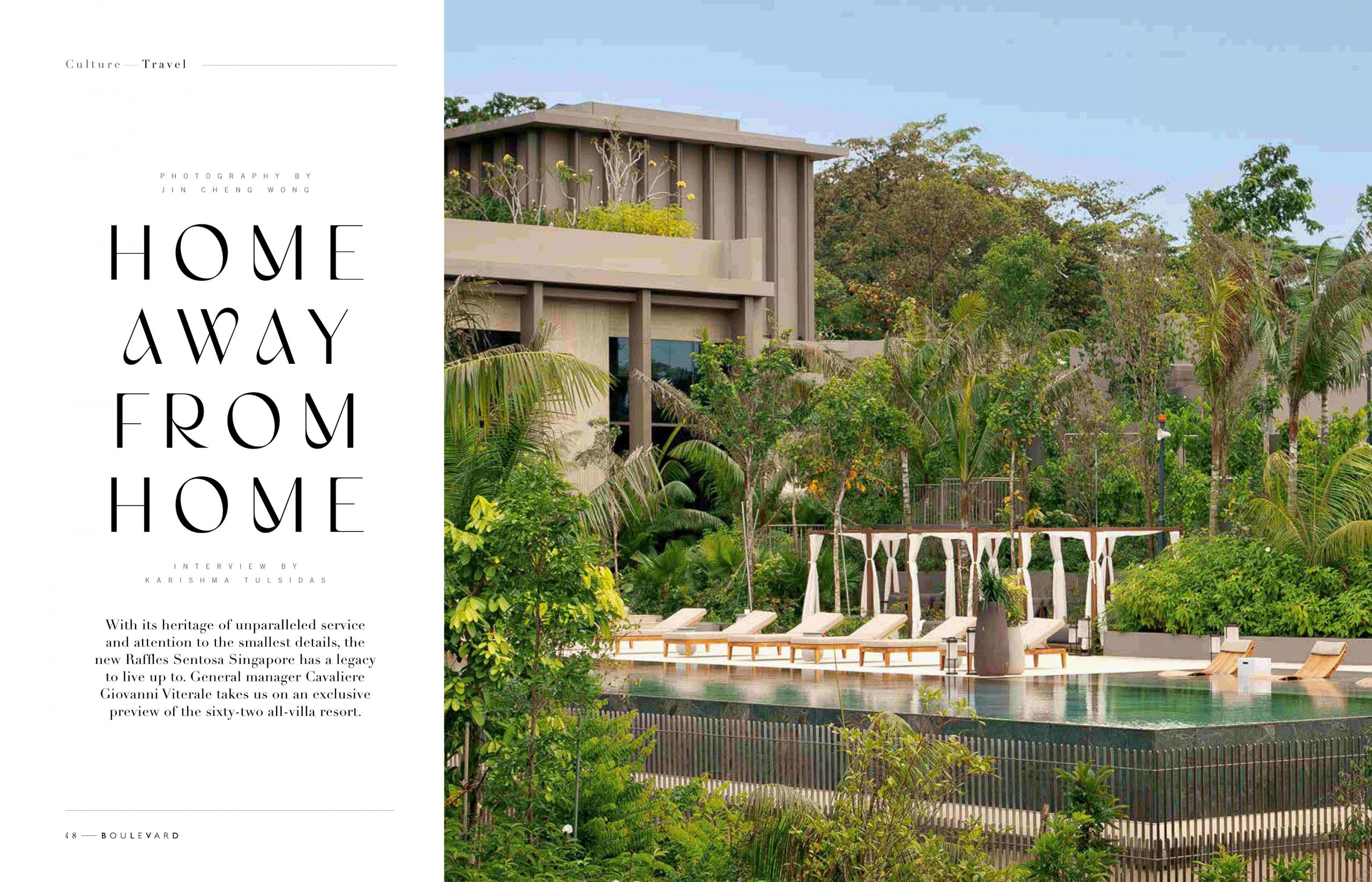 Raffles Sentosa magazine