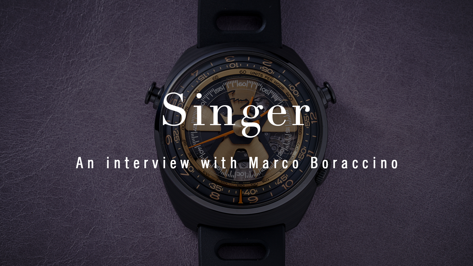 Singer - Marco Boraccino interview_Cover